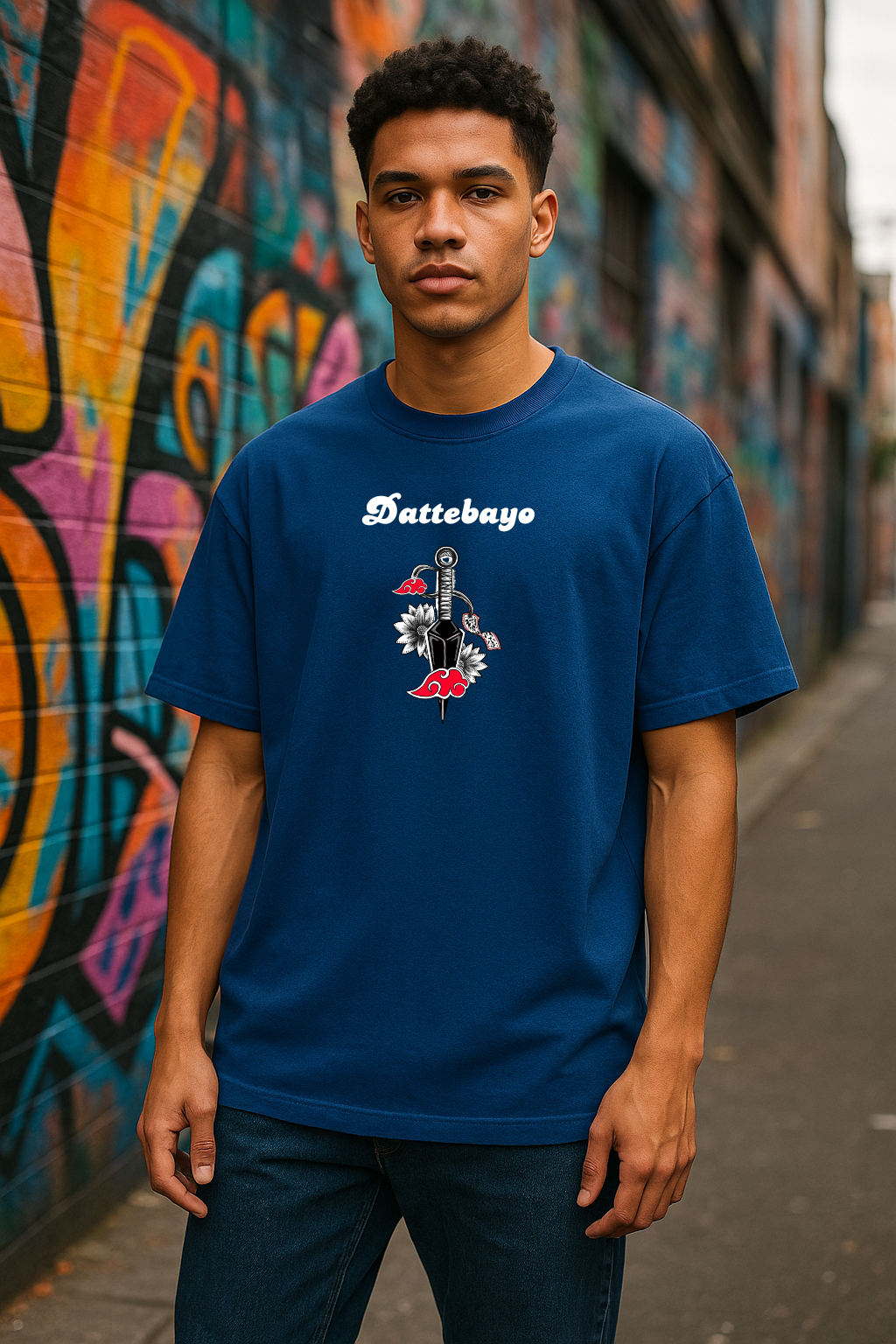 Naruto "Dattebayo Mode" - Oversized T shirt