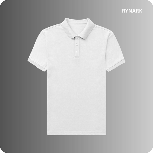Men's Polo - White