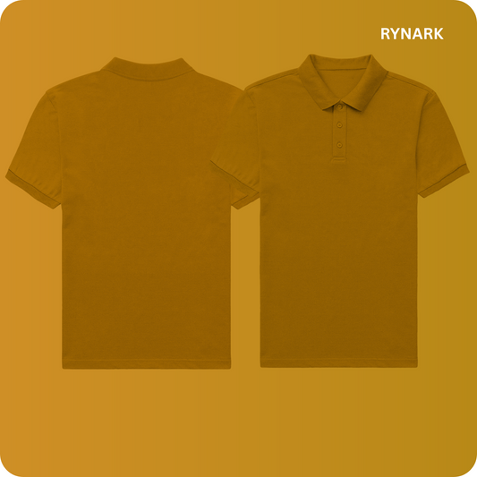Men's Polo - Mustard Yellow