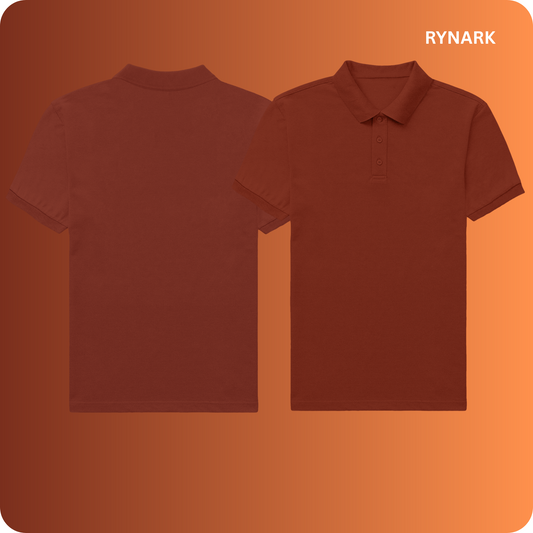 Men's Polo - Brick Red