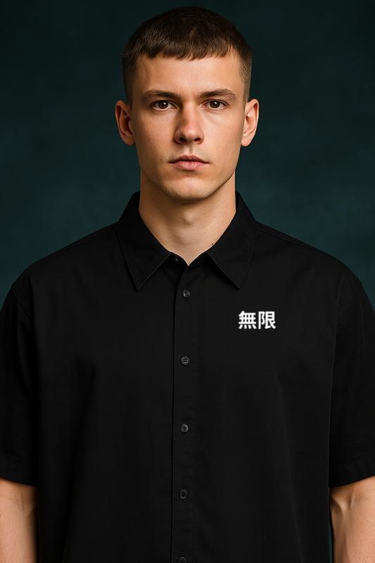 Oversized Anime Shirt – Japanese Typography & Manga Art
