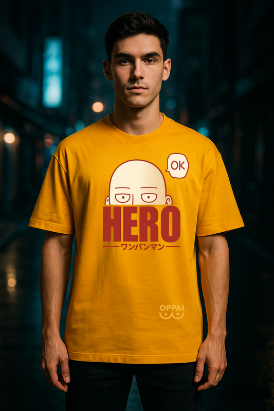 One Punch Man "Hero Mode" - Oversized T shirt